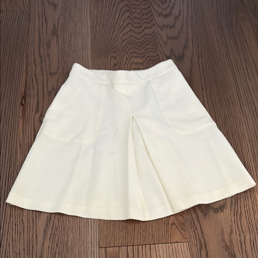 Forever 21 Cream Midi Skirt